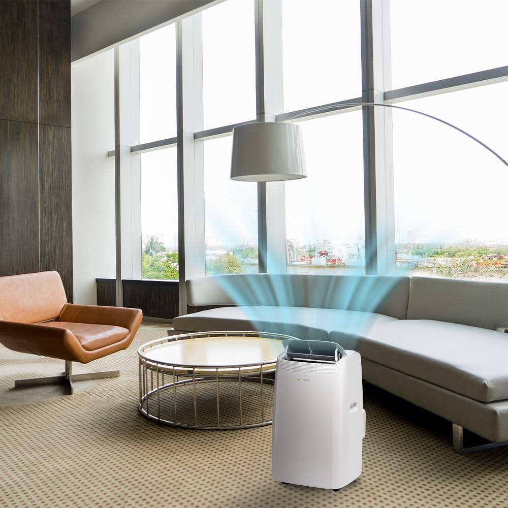 Aspes Aire Acondicionado Portátil, 12000 BTU. AAAP1200F. Solo frío, Display LED manual, Temporizador, Mando a Distancia, Kit instalación ventana incluido, Clasificación Energética A