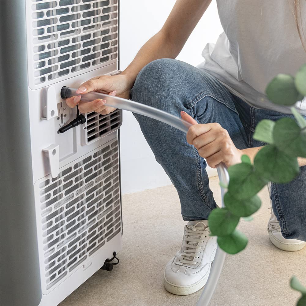Cecotec Aire Acondicionado Portátil con Mando a Distancia, Wifi y Bomba de Calor ForceClima 9500 Soundless Heating Connected. 9000 BTU, Pantalla LED, 5 Modos, Cobertura 20-25m2
